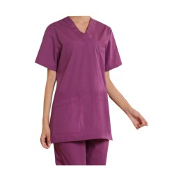 SKSN028 製造短袖套裝手術袍 設計V領手術袍 手術袍供應商 SKSN028 製造短袖套裝手術袍 設計V領手術袍 手術袍供應商